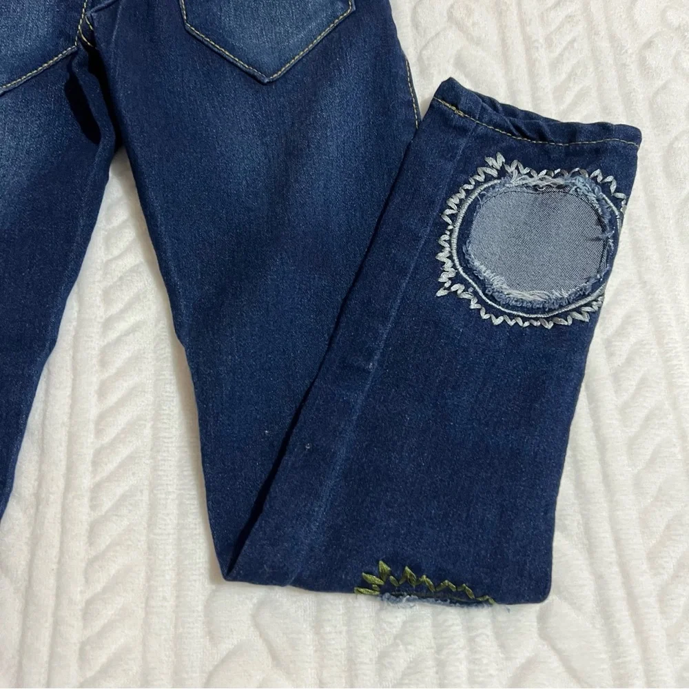 💗 D’RYSA‎ - Girls Denim Jeans w/ Patches